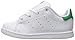 adidas Originals Boys' Stan Smith I Sneaker, White/White/Green, 8 Medium US Toddler