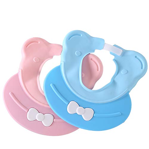 Baby Shower Cap Bath Visor wash Shampoo hat Prevent Water from Entering The Eyes and Ears Bathing tub Head Hair Rinser Shield Protection Kids and Toddler ...