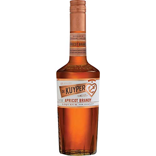 De Kuyper Apricot Brandy Likör 0,7l – Intensives Aprikosenaroma mit 20% Vol. Perfekt für Cocktails, Longdrinks oder pur aus Eis