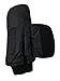 N'Ice Caps Kids Easy On Thinsulate Waterproof Velcro Wrap Mitten (1-2 Years, Black Solid)