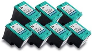 Printronic Remanufactured Ink Cartridge Replacement for HP 95 C8766WN (7 Color) 7 Pack