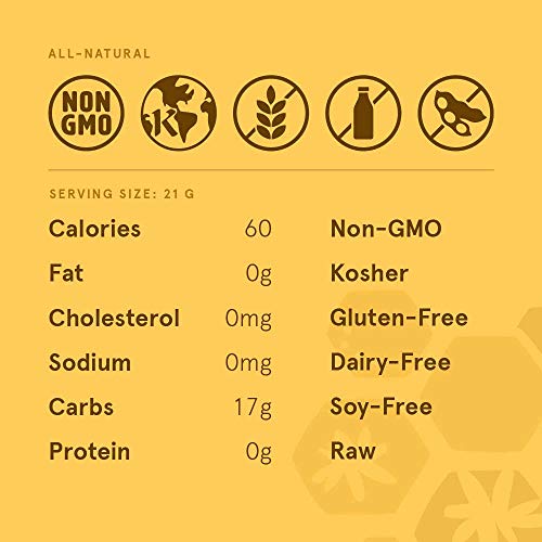 SB Organics Honeycomb - 1LB California Sage Raw Unfiltered Kosher Honey Comb in Gift-Ready Clear Box