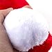 JOYIN Blinking Light-up Plush Red Santa Hat + Blinking Light-up Elf Hat for Christmas Holiday Party, Ugly Sweater Party