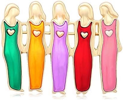 Spilla Colorata Con Scritta In Inglese Best Friends Sisters Per 3 5 Persone Ottima Idea Regalo Per Natale O Per Le Vacanze Amazon It Fai Da Te