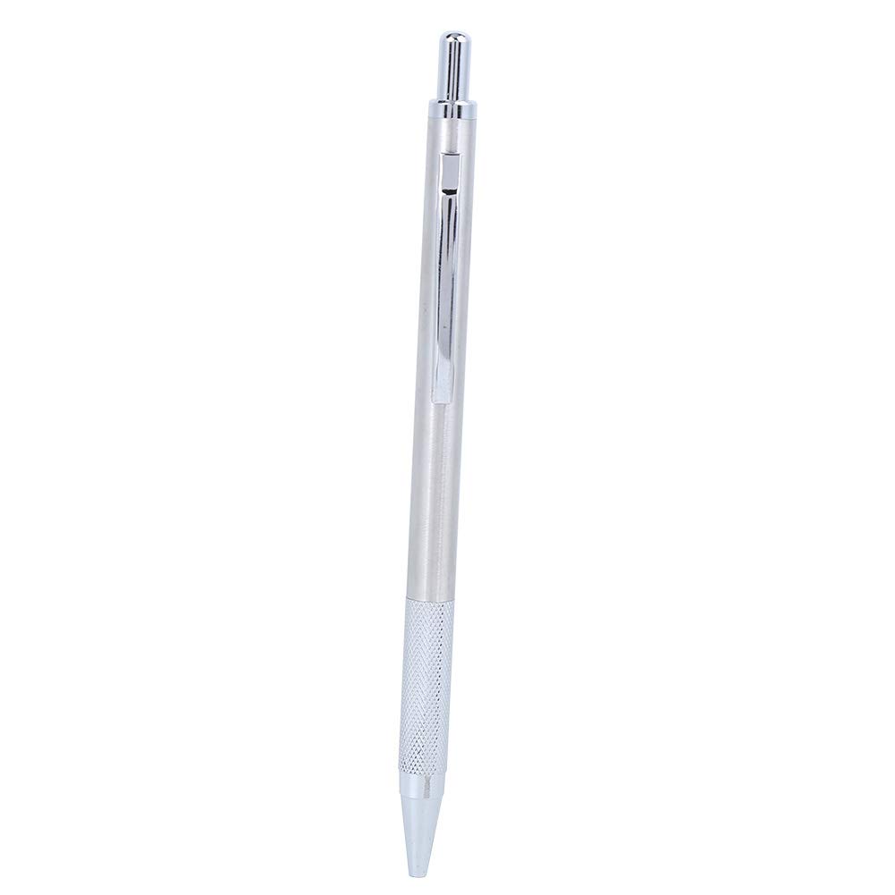 ViaGasaFamido Scribing Pen Ceramic Marker with Tungsten Steel Tip for Glass Engraving Metal Sheet Wood Cutting Tool Silver