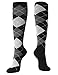 OSABASA Womens Argyle Pattern Knee High Socks 3Pairs 1 Set Pack with Multi Colors SET1 Asia M (KWMS073)