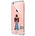 Qissy Case Compatible with iPhone6s Case, iPhone 6 Case Soft TPU Art Pattern Case for iPhone 6/6S (Beautiful Supermodel Fashion Girl) (8)