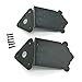 2PCS Black Traditional Tailpiece with Cover for Mandolin Guitar Maker