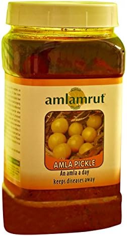 Amlamrut Fat Free &amp; Rich In Taste Gooseberry (Amla) Pickle- Weight Available