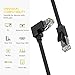 UGREEN Cat6 Ethernet Patch Cable Gigabit Right Angle to RJ45 Network Wire Cord 90 Degree LAN Cable Plug Connector for Mac, Computer, PC, Router, Modem, Printer, Xbox, PS4, PS3, PSP (6FT)