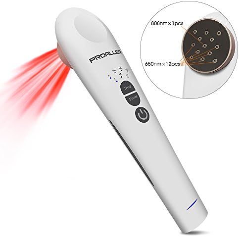 Handheld Red Light Therapy Device Pain Relief, Low Level Infrared Light for Knee, Shoulder, Back, Joint and Muscle Pain Reliever, Safe for Pets and Humans