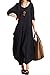 Mordenmiss Women's Summer New Irregular Linen Dress with Pocket