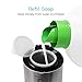AIKE AK1205 Wall Mounted Commercial Automatic Liquid Soap Dispenser Gold Stainless Steel Large Capacity 24oz/700ml