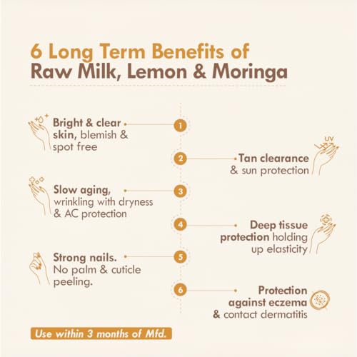 Nat Habit Lemon Moringa Hand Cream Fresh Whipped Hand Malai With Shea Butter For Men & Women, Hand Moisturization, Tan & Pigmentation, Chemical Free (30 ml) 3