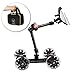 ePhotoInc PICOKIT Pico Flex Dolly Kit Digital DSLR Skater Camera Dolly Slider Table Top Dolly Kit by