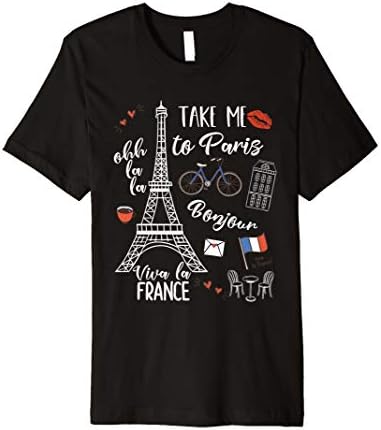 Paris Shirt Eiffel Tower France tshirt French Parisian Gifts