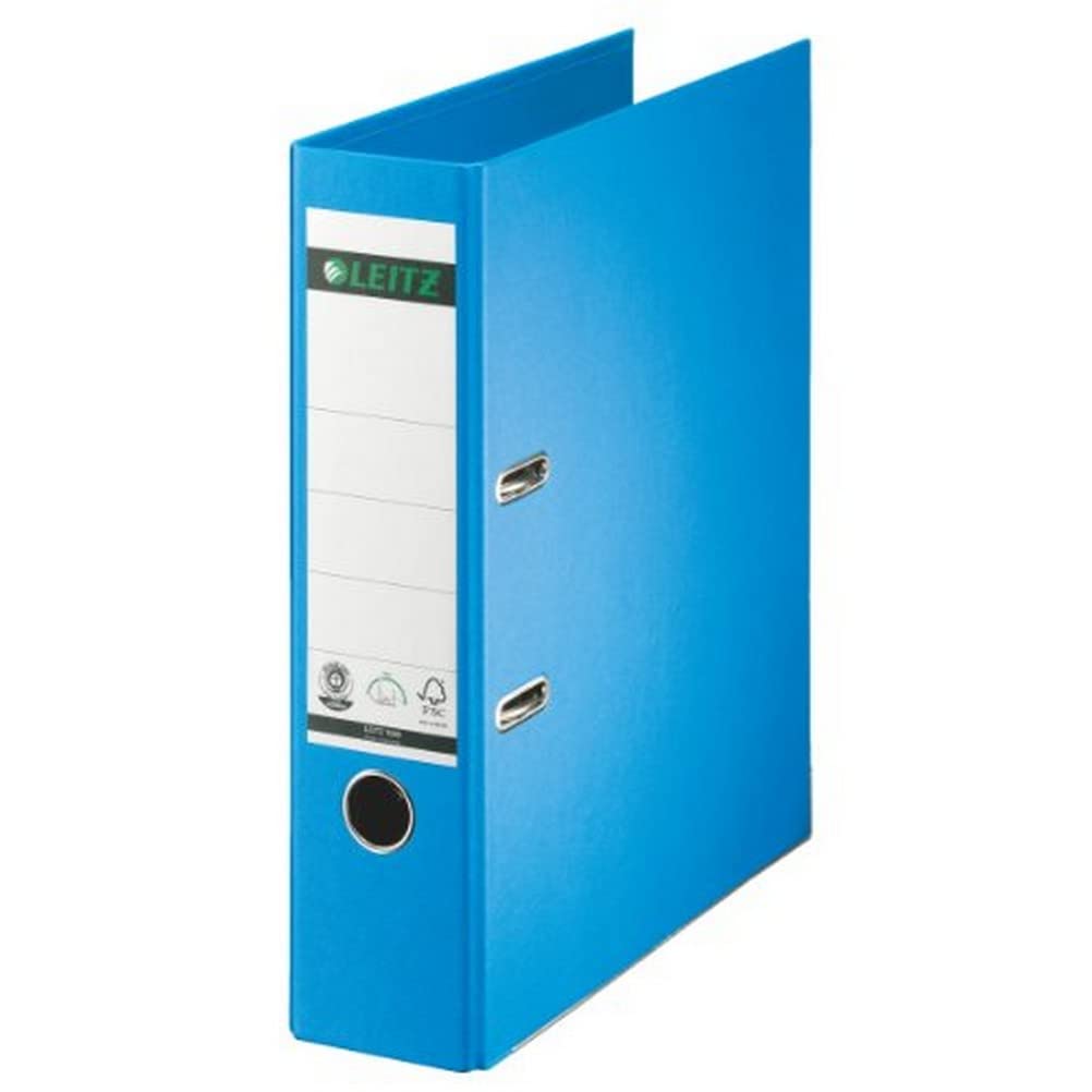Leitz Quality-Vollpapier Folder 180° - Parent ASIN - DE (4) Wide Light Blue