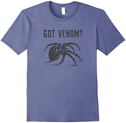 Mens Got Venom T-Shirt Deadly Spider Tarantula Poison Large Heather Blue