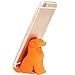 Z PLINRISE Puppy Desk Phone Stand Dog Shape Smartphone Holder for Free You Hands (Orange1)