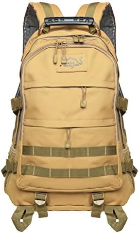 PioneerHiker Military Camo Backpack Tactical Backpacks for Hunting Camping Hiking Trekking Khaki