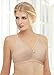 Glamorise Women's Magiclift Seamless Support T-Shirt Soft Cup Bra, Cafe, 44DD