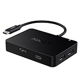 AUKEY USB C Hub Adapter with 4K HDMI, 4 USB 3.0 Ports, 60W Type C Power Delivery Charging Port for MacBook Pro 2017 iMac, Google Chromebook Pixelbook