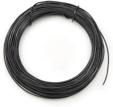 6 Spools Black 19 gauge craft wire. 50 feet per package