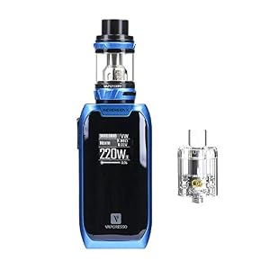 [Original Auf Lager] Vaporesso Revenger X Kit Tank 5ml E Zigarette Starter Kit/Vaporizer/Elektronische Zigarette ohne Tabak – ohne Nikotin (Blau)