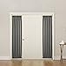 Sun Zero Barrow Energy Efficient Rod Pocket Door Sidelight Curtain Panel, 26