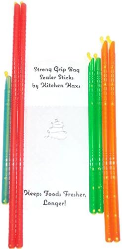 Strong Grip Bag Sealer Sticks Best for Large Chips & Cereal Bags - Airtight Seal is Better than Clips