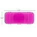 Emraw Double Deck Organizer Box - Bright Color School Pencils Box Stationery Box Pen Holder Box Organizer, School Supplies Pencil Box for Students Pencil Case Pencil Box (6-Pack)