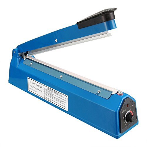 PrimeTrendz Impulse Heat Sealer - Cellophane Bag Sealer (12 inch)