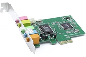 axGear PCI Express PCI-E 5.1 Ch 6 Channel PCIE Audio Digital Sound Card Adapter New