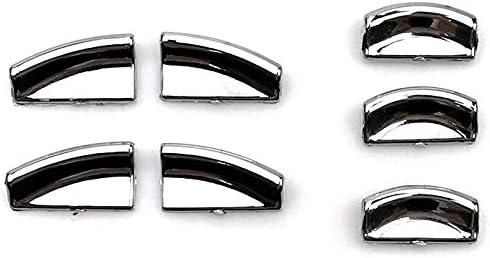 Iycorish For ML GL W166 X166 C W204 E W212 GLK X204 Class Door Lift Button Stickers ABS Chrome Trim Accessories