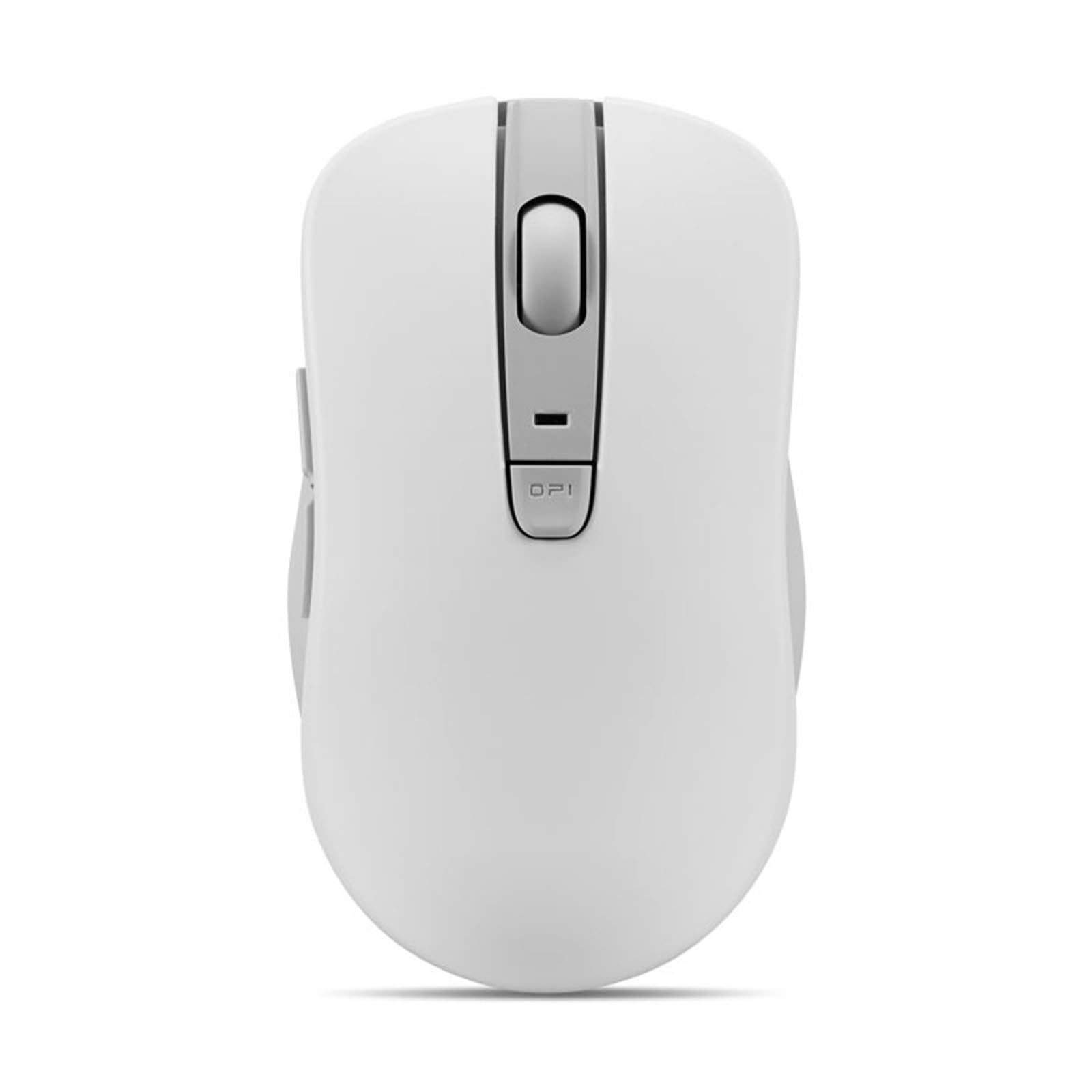 Photo 1 of Lenovo Bluetooth Silent Mouse (WL300) - 5 Button Computer Mouse with Silent Left & Right Click – Sculpted Grip, Microsoft Swift Pair, Up to 1600 DPI (White)