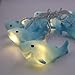 Gugou 1.5M 10 Lights Battery Powered Cute Animal Spotty Shark Shape LED String Lights for Indoor/Outdoor Halloween Christmas Thanksgiving Home Party Children Kids Bedroom Decoration