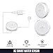 AC Powered Smart Wi-Fi Water Sensor, Flood and Leak Detector with 6ft/1.8m Cable– Alarm and App Notification Alerts, No Expensive Hub Required, Simple Plug & Play by Wasserstein (2 Pack)