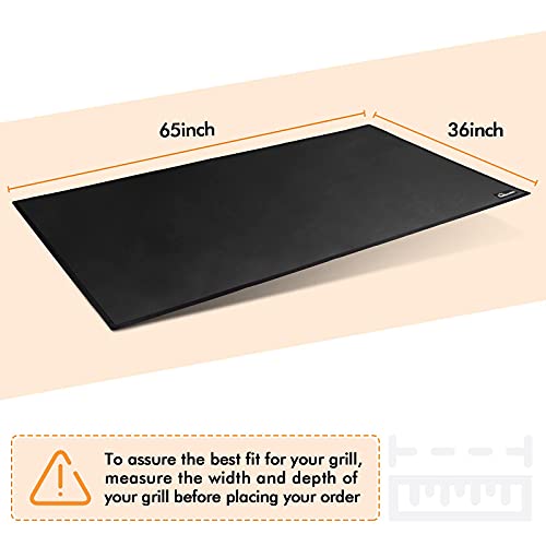 homenote Large Under Grill Mat, Durable 36 x 65 inches Deck and Patio