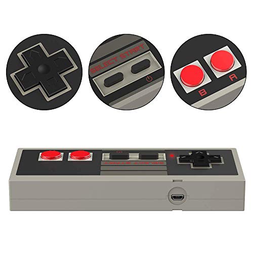 image for 2 Pack NES Wireless Controller for Nintendo Classic Mini Edition, AGPT