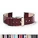 WRISTOLOGY Rose Gold 18mm Womens Easy Interchangeable Watch Band (Wine)