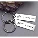 LParkin Star Wars Keychain Keyring I Love You I Know Couple Gifts for Him and Her Girlfriend Boyfriend Husband Wife Fans