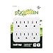 GoGreen Power (GG-16000TW) 6 Outlet Wall Tap Adapter, White