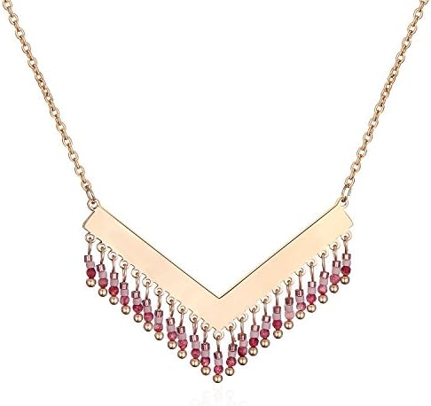 Statement Chunky Choker Copper Necklace for Women Girls Lady (Golden Colors)