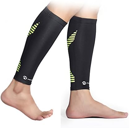Calf Compression Sleeve-Shin Splint Support for Calf Pain Relief, Strain, Sprain, Tennis Leg, Calf Injury. Men Women Runners Guards Sleeves for Running. Improves Circulation and Recovery (M)