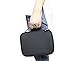 SHBC Portable Pocket Pistol Case with Rubber Handel,Compact Size and Foam Interior - Shockproof and Water Resistent - Fits Most Glock, Smith and Wesso