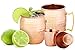 Chef's Star 6 Piece Copper Bar Tools Set - (2X) 18oz Moscow Mule Mugs - 2 Shot Glasses - 25.3 oz Shaker - 50.7 oz Pitcher