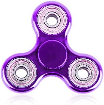Fidget Spinner Toy Time Killer Perfect to relieve ADHD Anxiety Reduce Stress Helps Focus Purple