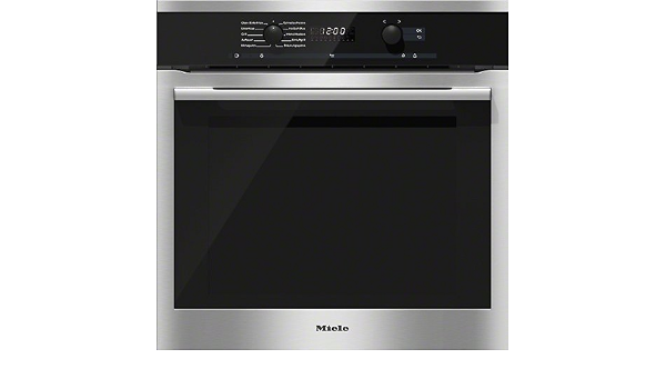 Miele H 6160 B - Horno (76L, 3500W, Eléctrico, Incorporado, Negro, Acero  inoxidable, Giratorio) : Amazon.es: Hogar y cocina