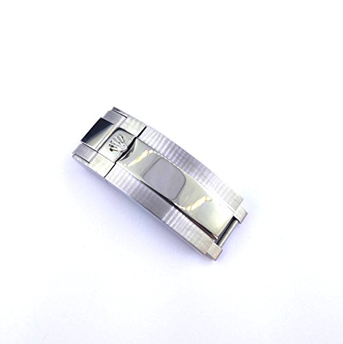 Fit Role. Deepsea Three Color Stainless Steel Deployment Clasp (Silver)