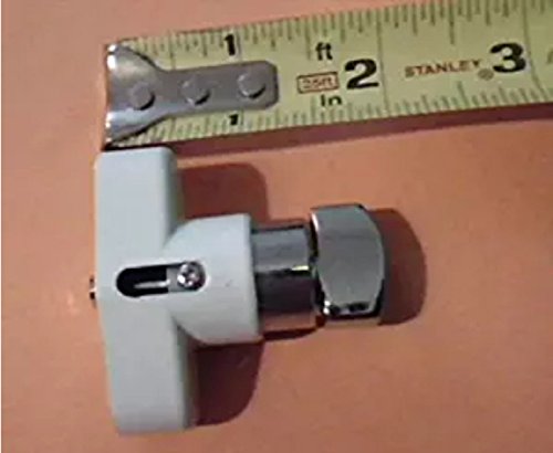 USA Premium Store HV Thumb Turn Lock Kit, Push Pin, Hurricane Shutter Hardware Part, White
